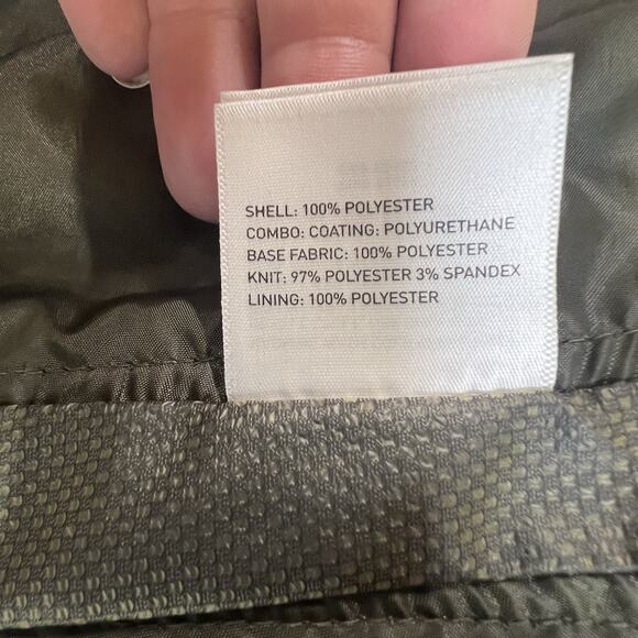 Laundry by Shelli Segal Coat Rainwear Camo Green SZ L - Picture 6 of 13